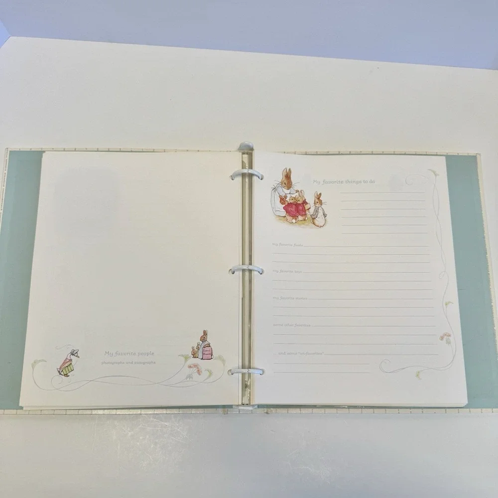 Beatrix Potter A Tale of Baby's Days Memory Book Peter Rabbit Vintage‎ 1994